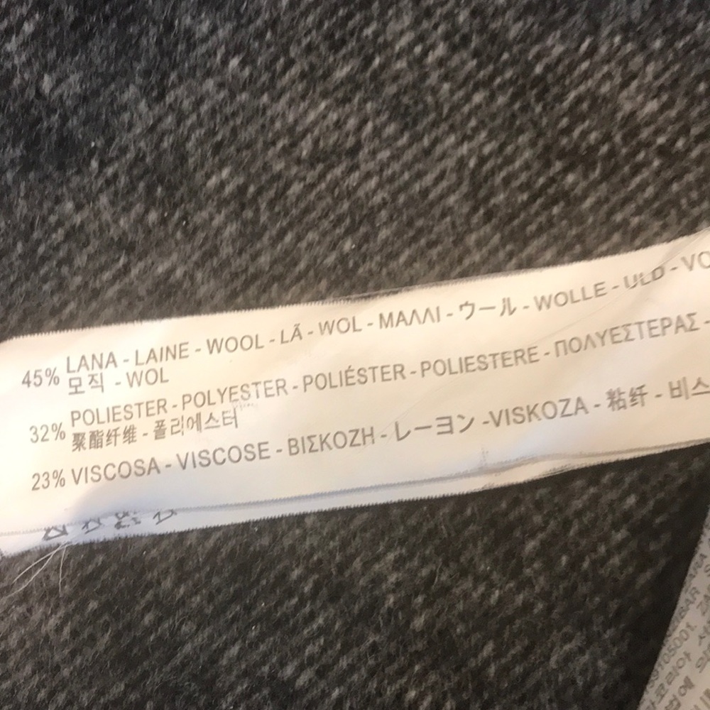 Zara Handmade Grey Sweater-Jacket. - Picture 7 of 7